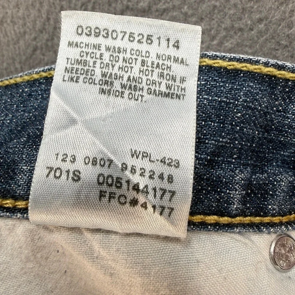 Levis 514 Slim Straight Jeans Mens 30x30 (FIT 31x31) Blue Y2K Faded Denim Casual